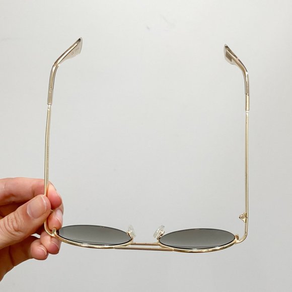 Le Spec Metallic Silver - Round Sunglasses main image 6